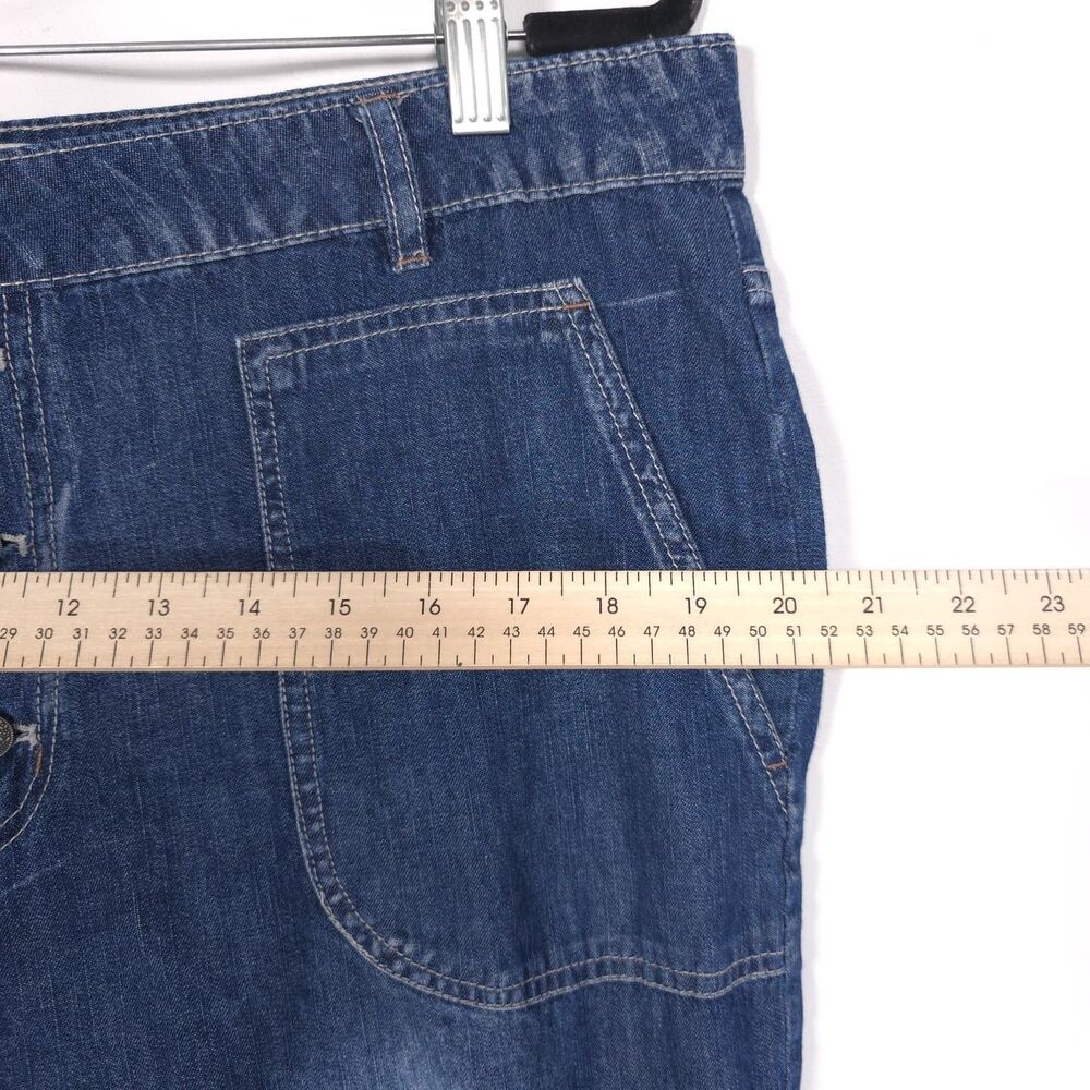 SUNDANCE Women’s Denim Jeans 14 Cargo Utility Jogger 100% Cotton - Picture 7 of 12